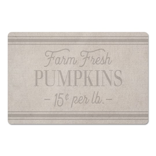 Farm Fresh Pumpkins Floor Mat